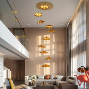 Livra Leaf Chandelier-DWHOME