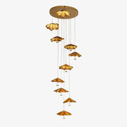 Livra Leaf Chandelier-DWHOME