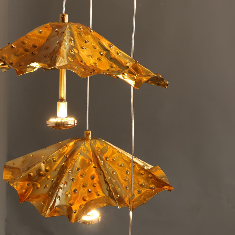 Livra Leaf Chandelier-DWHOME