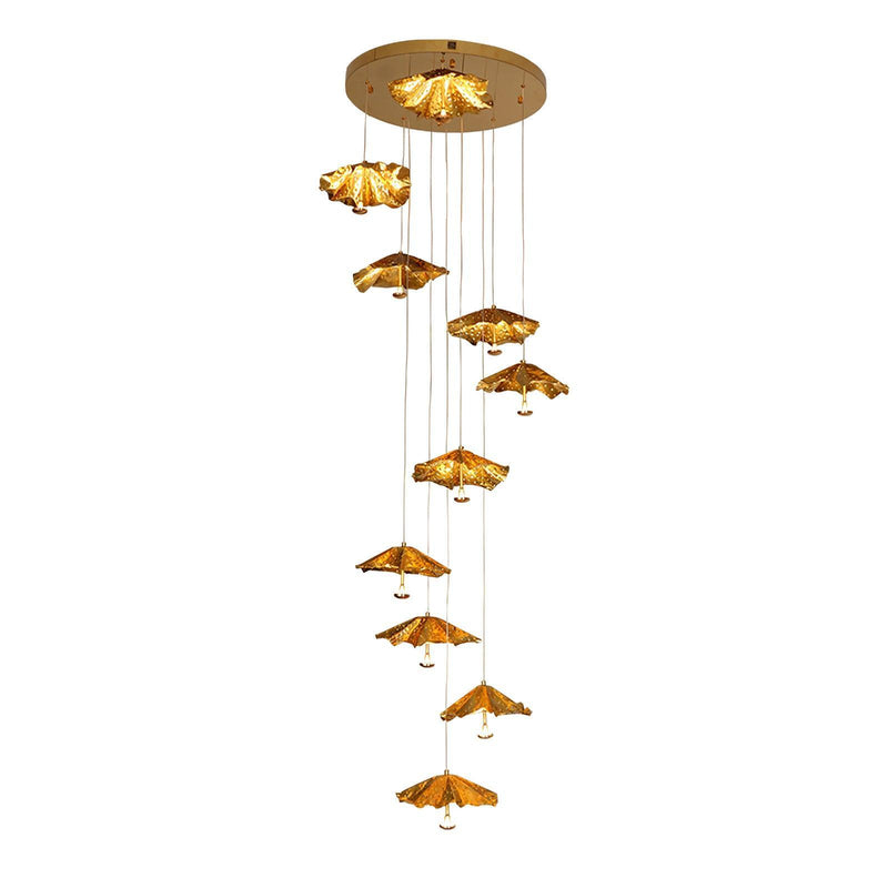 Livra Leaf Chandelier-DWHOME