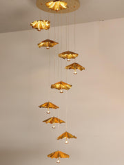 Livra Leaf Chandelier-DWHOME