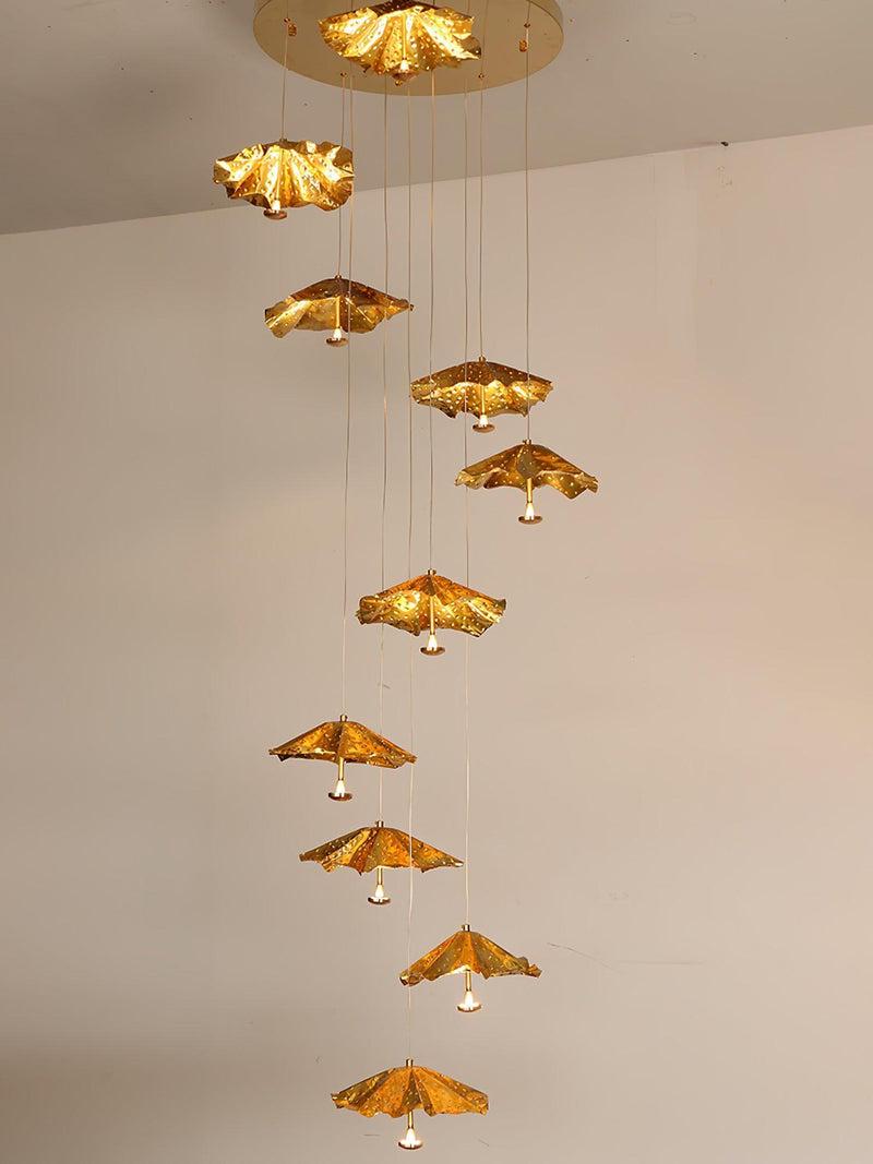 Livra Leaf Chandelier-DWHOME