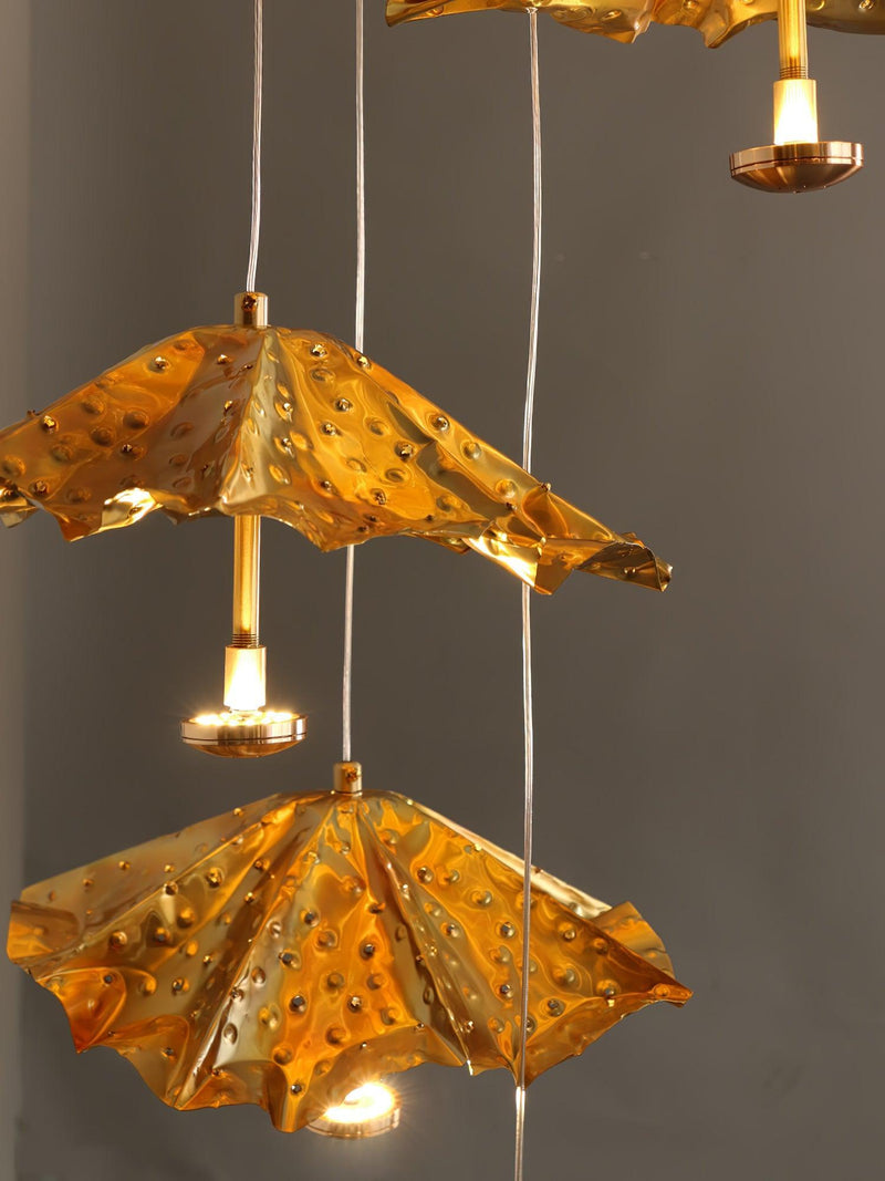 Livra Leaf Chandelier-DWHOME