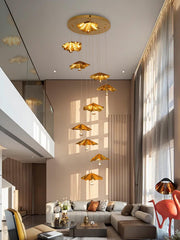 Livra Leaf Chandelier-DWHOME