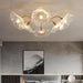 Lotus Leaf Glass Ceiling Lamp - DWHOME