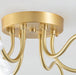 Lotus Leaf Glass Ceiling Lamp - DWHOME