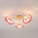 Lotus Leaf Glass Ceiling Lamp - DWHOME