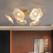 Lotus Leaf Glass Ceiling Lamp.