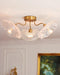 Lotus Leaf Glass Ceiling Lamp-DWHOME