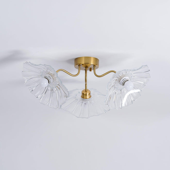 Lotus Leaf Glass Ceiling Lamp - DWHOME