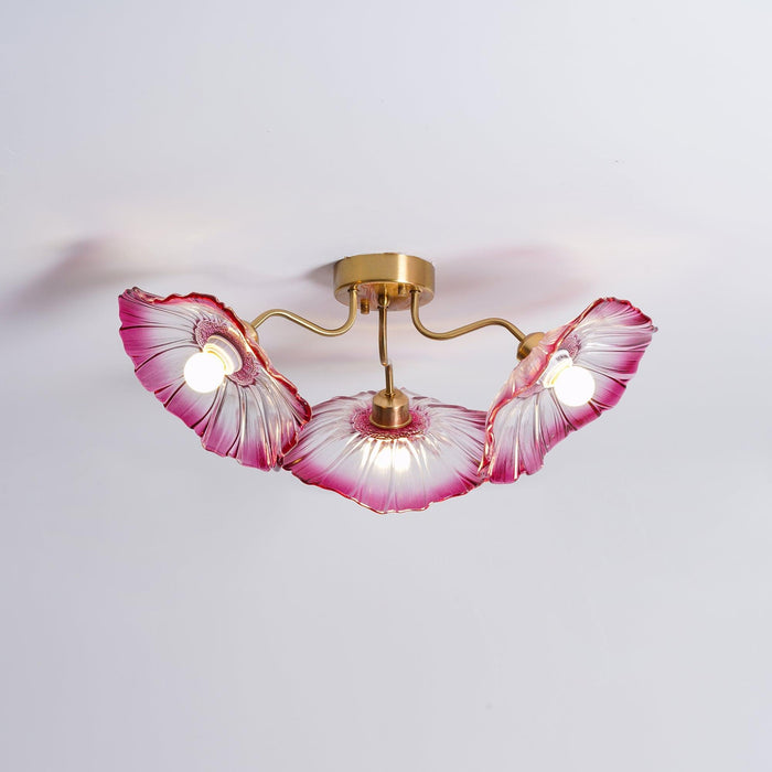 Lotus Leaf Glass Ceiling Lamp - DWHOME