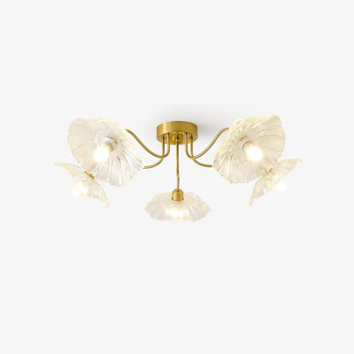 Lotus Leaf Glass Ceiling Lamp - DWHOME