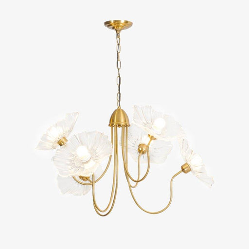 Lotus Leaf Glass Chandelier - DWHOME