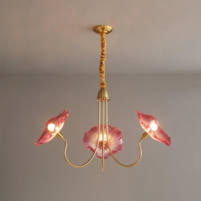 Lotus Leaf Glass Chandelier - Vakkerlight