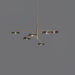 Lotus Leaves Glass Chandelier-DWHOME