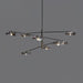 Lotus Leaves Glass Chandelier-DWHOME