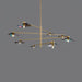 Lotus Leaves Glass Chandelier-DWHOME