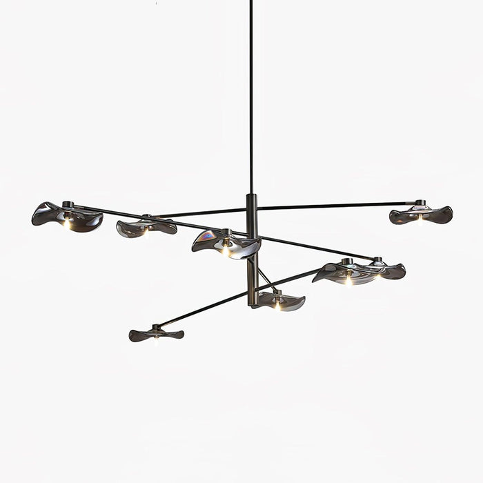 Lotus Leaves Glass Chandelier-DWHOME