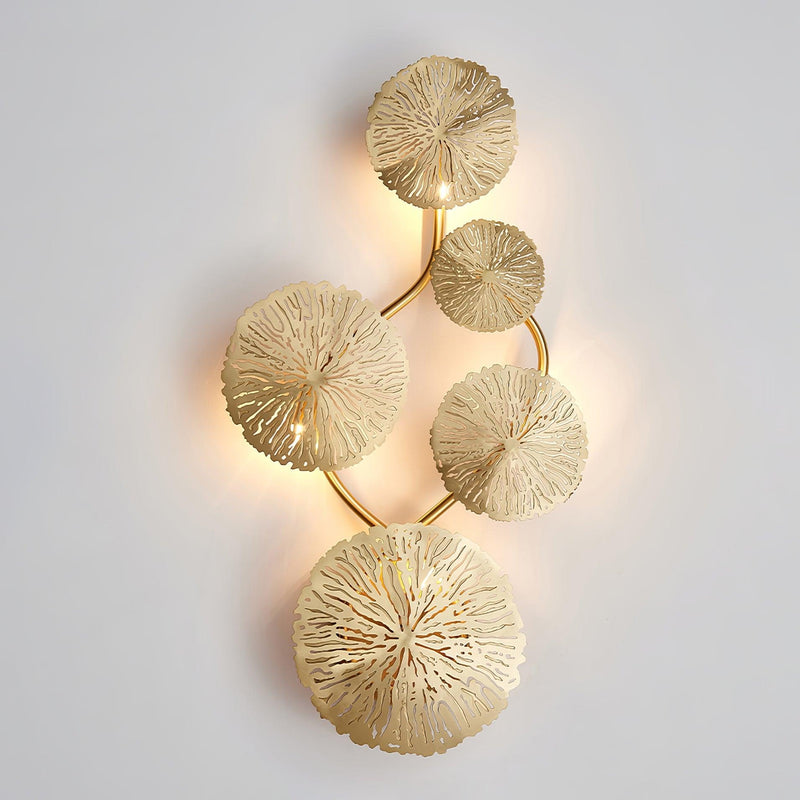 Lotus Leaf Wall Sconce-DWHOME