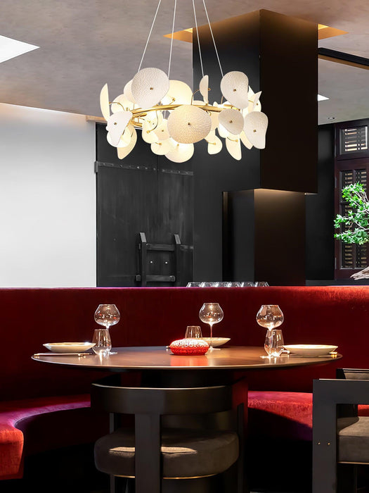 Lotus Petal Chandelier-DWHOME