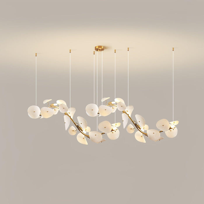 Lotus Petal Chandelier.