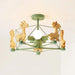 Lovely Deer Wooden Chandelier - DWHOME