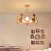 Lovely Deer Wooden Chandelier - DWHOME