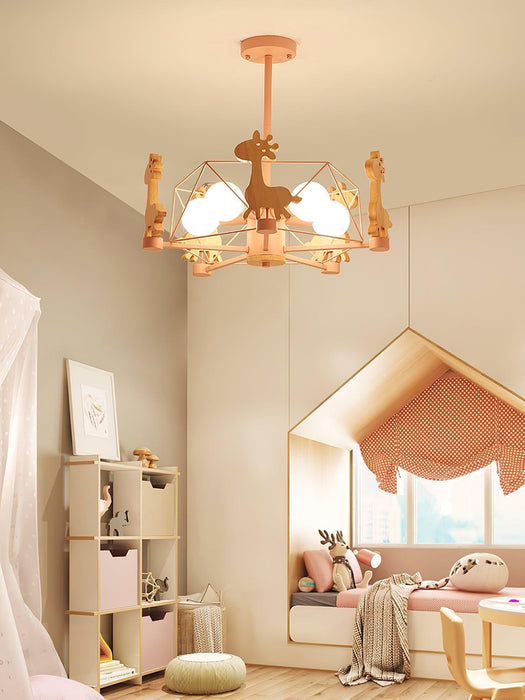 Lovely Deer Wooden Chandelier - DWHOME