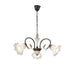 Luce Black Chandelier-DWHOME