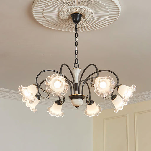 Luce Black Chandelier - DWHOME