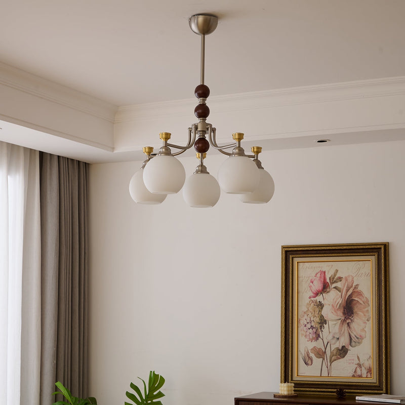 Lucienne Orb Chandelier-DWHOME