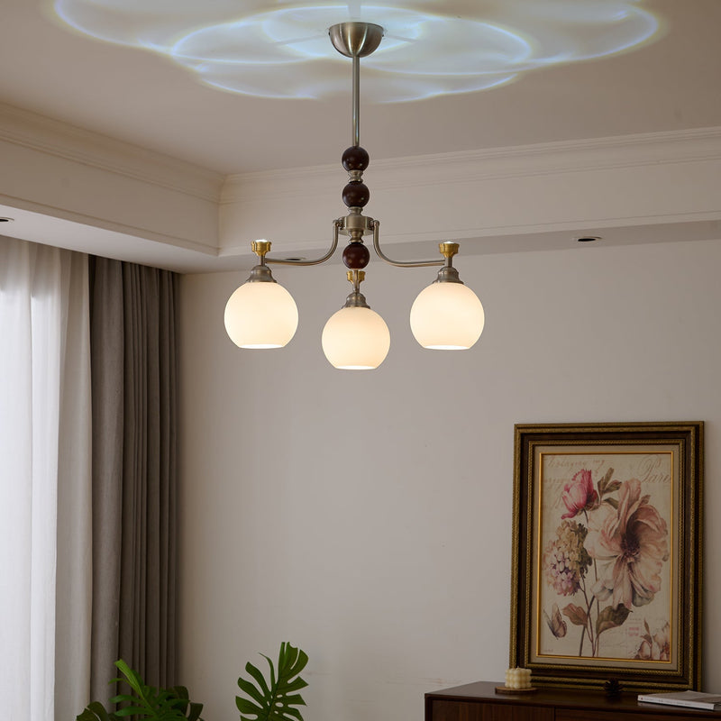 Lucienne Orb Chandelier-DWHOME