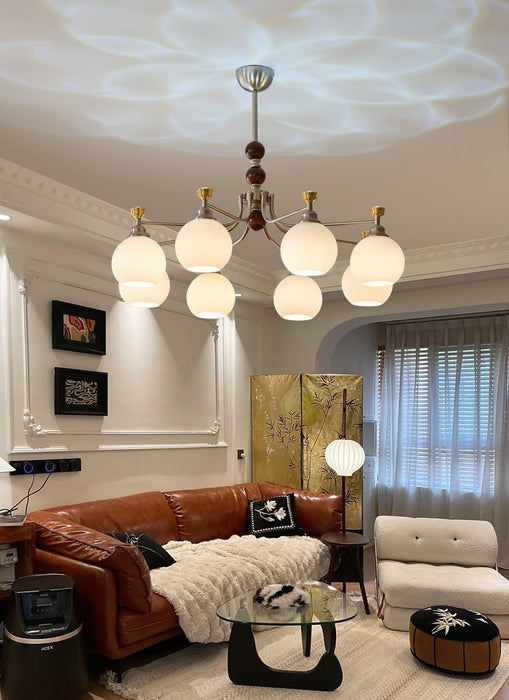 Lucienne Orb Chandelier-DWHOME