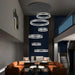 Lucy Modern Staircase Chandelier.