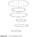 Lucy Modern Staircase Chandelier.