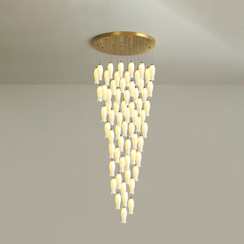 Luma Flora Stairs Chandelier-DWHOME