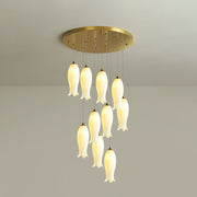 Luma Flora Stairs Chandelier-DWHOME