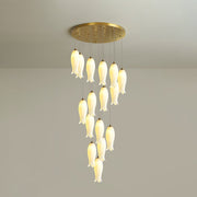 Luma Flora Stairs Chandelier-DWHOME