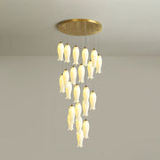 Luma Flora Stairs Chandelier-DWHOME