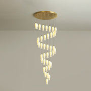 Luma Flora Stairs Chandelier-DWHOME
