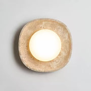 Luma Travertine Ceiling Light-DWHOME