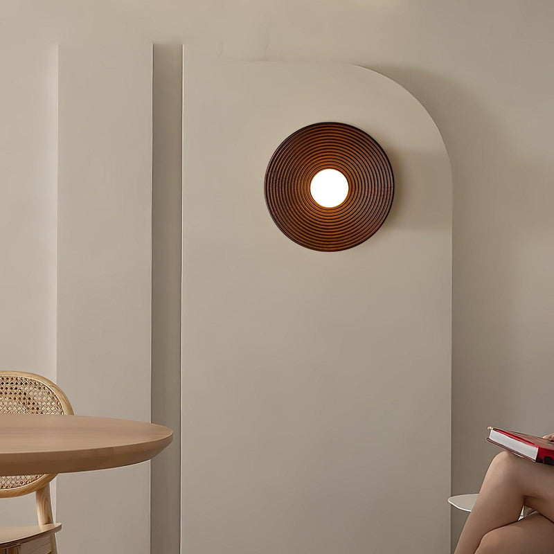 Lumina Contour Wooden Sconce-DWHOME