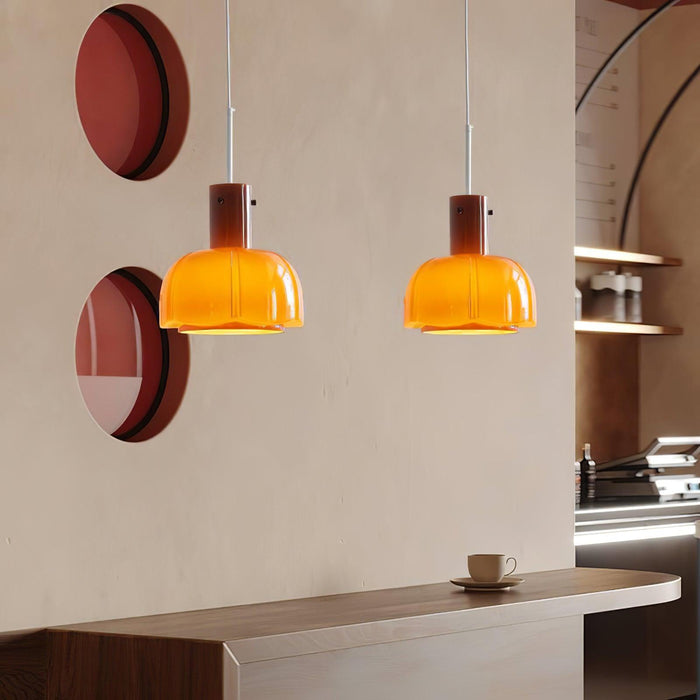 Lumina Petal Glass Pendant Light-DWHOME