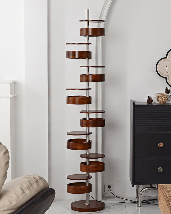 Luminis Wooden Floor Lamp-DWHOME