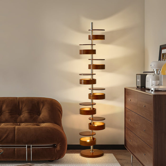 Luminis Wooden Floor Lamp-DWHOME