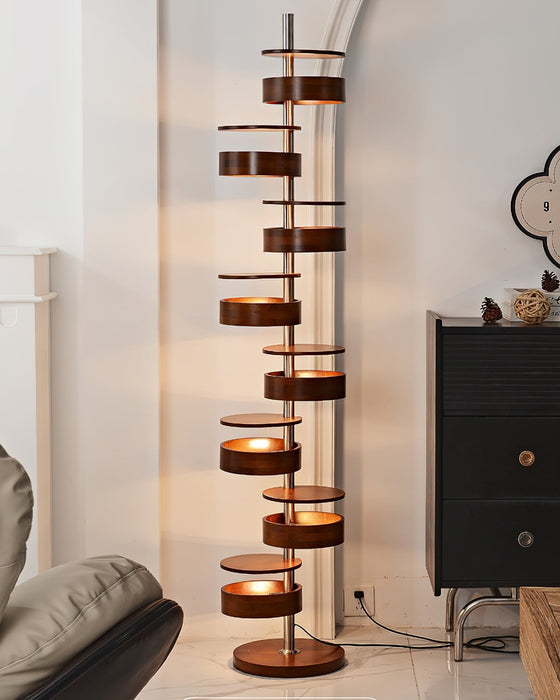 Luminis Wooden Floor Lamp-DWHOME