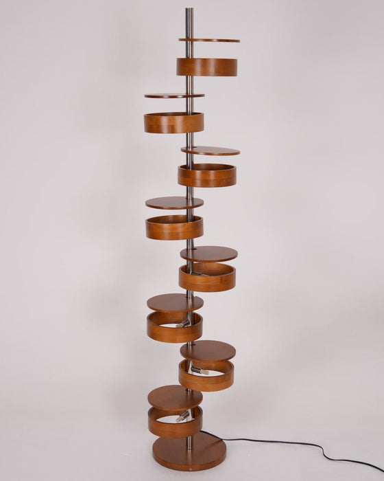 Luminis Wooden Floor Lamp-DWHOME