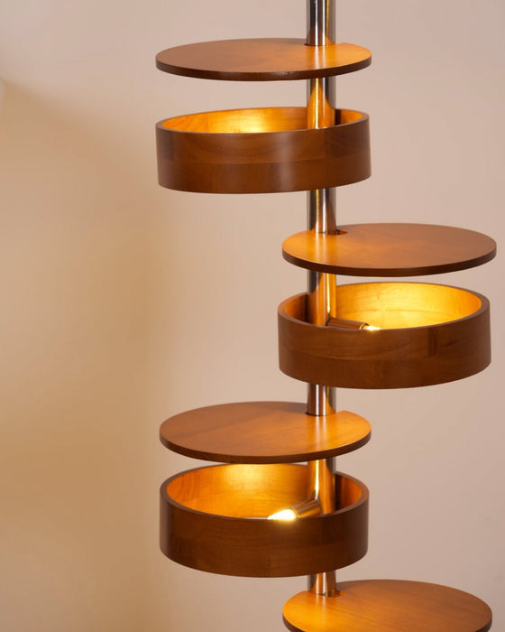 Luminis Wooden Floor Lamp-DWHOME