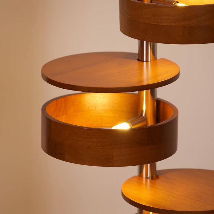 Luminis Wooden Floor Lamp-DWHOME