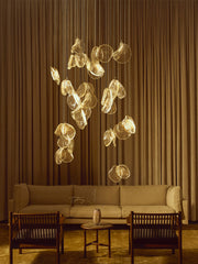Luminous Glass Petals Pendant Lamp - Vakkerlight